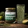 Spirulimón de Parvati sobre fondo oscuro, ángulo cercano
