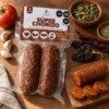Súper Chorizo de Parvati Superalimentos, sobre mesa de madera