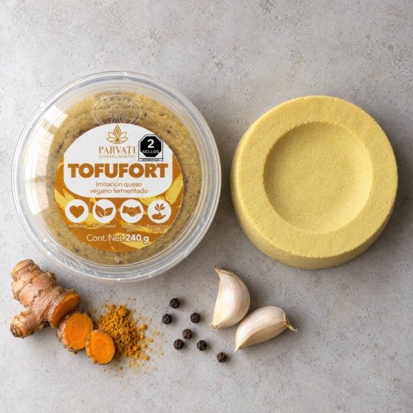 Tofufort - Parvati Tofufort de Parvati Superalimentos, Tofufort, con luz natural de ventana